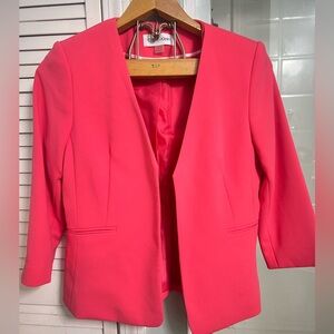 Calvin Klein Women's Vibrant Pink Blazer